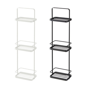 Bathroom Organizer Light Luxury Floor-standing Three-tier Draining Dust-proof <b>Storage</b> <b>Rack</b> for Bathroom and Living Room - Product Image 4