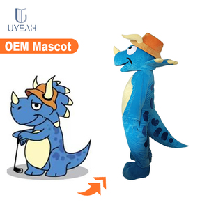 Disfraz de Mascota de Tiranosaurio Rex Realista para Fiestas y Festivales, Personalizado por UYEAH, con Tela Suave, Unisex, en Venta - Product Image 3