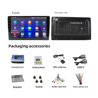 Autoradio Android 2DIN Reako RK-709 avec GPS, Android Auto, son stéréo, grand écran tactile, caméra de recul, mains libres
