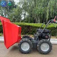 Camion à benne basculante manuel de fabrication chinoise pour la construction, le déchargement, la manutention, le levage manuel, petit camion à benne basculante à roues