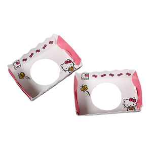 Custom Ice-Cream Cone Anti-Drip Ring Paper Tray Ice-Cream Ice Bar Waterproof Tray Paper <b>Box</b> Paper Sleeve Hot <b>Milk</b> Treasure Tray - Product Image 3