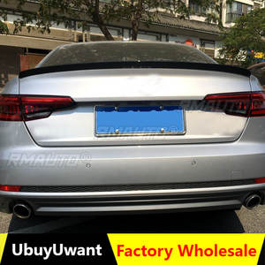 Rear Trunk Spoiler for Audi A4 B9 2017 2018 ABS Material Black or Unpainted <b>Primer</b> Color Rear Spoiler for Audi A4 B9 - Product Image 2