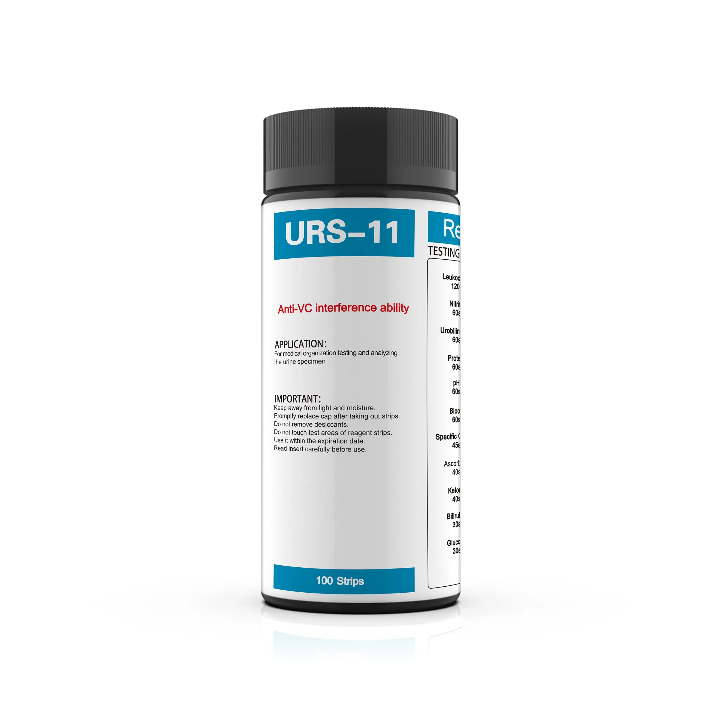 Tragbare Labor-Teststreifen Protein Mikroalbumin Bilirubin Blutzucker Ketone Urinanalyse Urin-Dip-Sticks