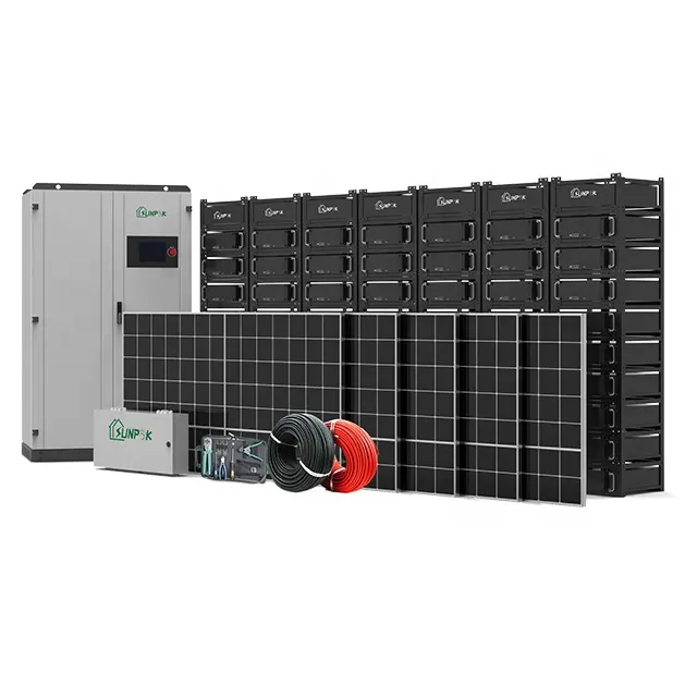300Kwh 500Kwh 1MwhCommercial Container太陽エネルギー貯蔵システム太陽光発電所大型LiFePO4バッテリーESSソリューション