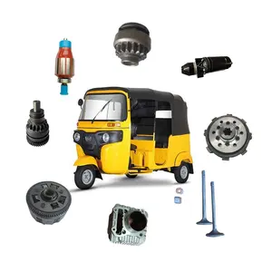 Factory selling motorcycle parts bajaj tuk tuk spare parts starter motor bendix intake valve bajaj engine parts