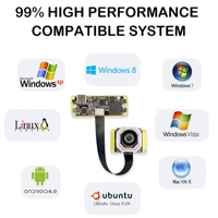 Module de caméra mini UVC CMOS IMX577 12MP grand angle 100 degrés avec AF, interface MIPI/USB2.0, MJPEG 20fps, pour kiosque (caméra PCB)