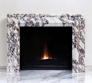 Lareira de Mármore Calacatta Viola |   Mármore Italiano de Luxo |   Fornecimento Direto do Fabricante - Product Image 2