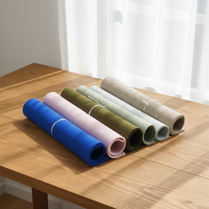 Feutre polyester haute densité en <span class=keywords><strong>laine</strong></span> épaisse, le plus vendu au monde en 2026, disponible en blanc, gris, bleu, vert - Product Image 1