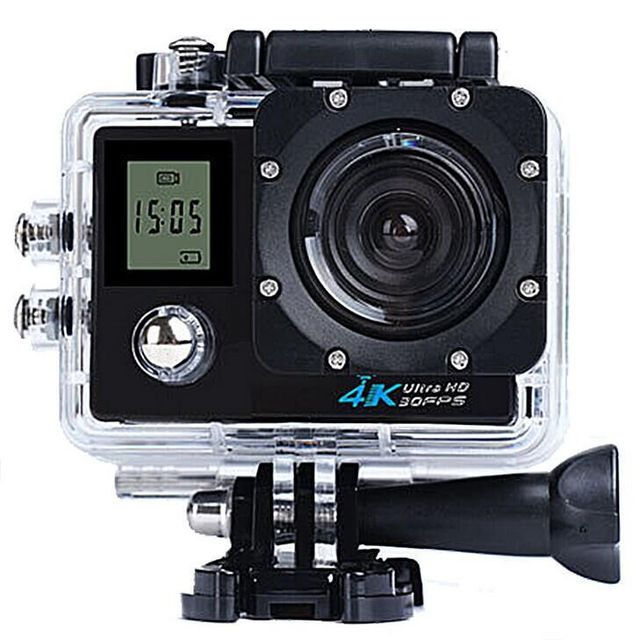 Ultra HD 4K Sports DV Action Camcorder With Remote Control Dual Screen 170 WiFi CMOS-Sensor Waterproof H10