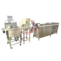 Nouvelle machine automatique de refroidissement et d'enrobage pour biscuits, dattes et chocolat, tunnel de refroidissement alimentaire en acier inoxydable 304, haute productivité