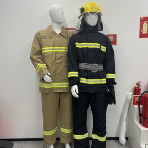 消防用安全保護スーツ消防用ブーツ手袋服安全ヘルメット制服 - Product Image 6