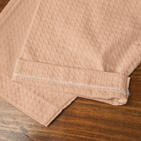 Peignoir de luxe en coton gaufré pour hôtel et spa avec capuche, style enveloppant léger, pour femmes, idéal pour les vacances, fournisseur de vêtements de nuit de boutique
