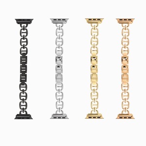 Pulsera de Metal creativa de acero inoxidable para <span class=keywords><strong>Apple</strong></span> <span class=keywords><strong>Watch</strong></span> Band 38 <span class=keywords><strong>40</strong></span> 41 <span class=keywords><strong>Mm</strong></span> para Iwatch Ultra 2 <span class=keywords><strong>Se</strong></span> 9 8 7 6 5 Pulsera de mujer - Product Image 3