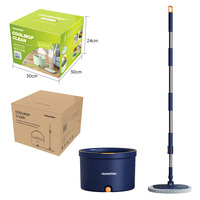 Homettler Mops, serpillères professionnelles en microfibre écologiques, taux de déshydratation élevé, tampons de serpillère réutilisables, pour sols secs/humides à la maison