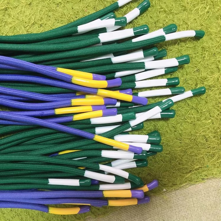 Eco-friendly Quality Custom logo Print Polyester Elastic Shoelaces