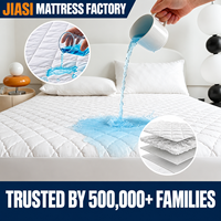 Protège-matelas 3D en tissu aéré, rafraîchissant, silencieux et imperméable avec poches profondes – Vente en gros