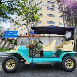 Voiture électrique de tourisme classique de luxe rétro pour adultes, 4 roues, véhicule de transport spécial à basse vitesse, longue autonomie, batterie au plomb - Product Image 2