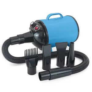 Multi lingua straniera Pet Water Stepless Speed Blower asciugacapelli muto ad alta potenza per cani di grandi dimensioni