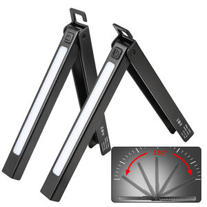 Lampe de travail magnétique pliante à chargement USB Règle d'affichage à <span class=keywords><strong>LED</strong></span> Lampe de poche étanche avec pince magnétique - Product Image 1