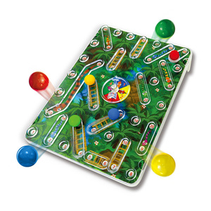 Juego de Mesa Portátil de Plástico de Ajedrez, Ludo y Serpientes y Escaleras para Niños, Entretenimiento Educativo - Product Image 2