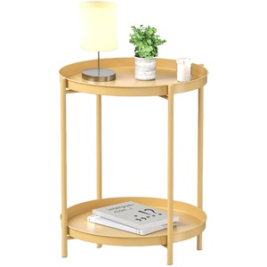 <span class=keywords><strong>Tavolino</strong></span> rotondo con vassoio rimovibile per uso domestico - Product Image 1