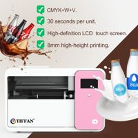 Impresora UV 360 Grabs para Botellas, Etiquetadora de Botellas de Agua, Impresora UV Cilíndrica para Botellas de Huevo, Plástico, Metal y Vidrio