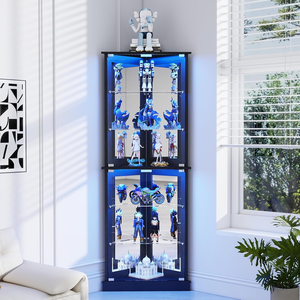 Mobile ad <span class=keywords><strong>Angolo</strong></span> Moderno in Rovere Massiccio, Armadio Multifunzionale Bianco a Triangolo per Soggiorno, <span class=keywords><strong>Bar</strong></span> Domestico, Uso Commerciale e Esterno - Product Image 1