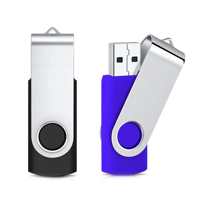 Logo Kustom Hadiah Promosi Putar USB 2.0 Flash Drive Penyimpanan Pena Stik Memori Thumb Disk 3.0