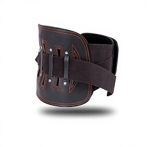KS Lumbar Support Belt <b>Leather</b> Adjustable Breathable Waist <b>Brace</b> For Adult Back Protection All Seasons - Product Image 2
