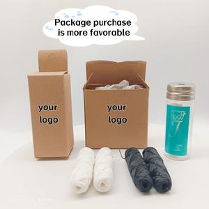 Échantillon Gratuit Fil Dentaire Naturel Biodégradable Emballage Écologique Faible MOQ 30m Fil Dentaire Végétalien au Charbon de Maïs - Product Image 6