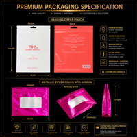 Sachet Doypack Personnalisé avec Logo Thermoscellable pour Échantillons de Crème Cosmétique et Soins de la Peau
