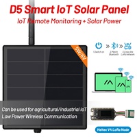 Répéteur radio solaire Lora Keepteen D5L-H2 Heltec V4 GPS GNSS 868 MHz 915 MHz avec panneau solaire D5 IP66 pour application IOT Meshtastic