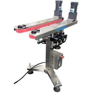 Tam otomatik sıkıştırma özelleştirme şişe taşıma makinesi dipsiz yan Transfer bant konveyör olabilir - Product Image 1