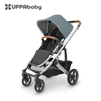 Poussette bébé UPPAbaby CRUZ V2+ à vue haute, inclinable, pliable, amortissante, bidirectionnelle, pour nouveau-né, cadre en alliage d'aluminium, charge maximale 25 kg