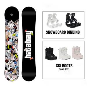 OEM Nhà Máy Giá tuyết trượt tuyết Snowboard với ràng buộc và khởi động tùy chỉnh Snowboard thiết lập trượt tuyết thiết bị - Product Image 5