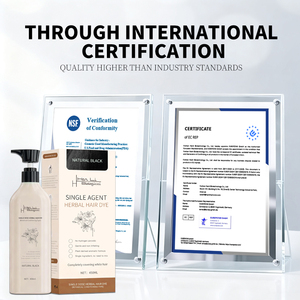 แชมพูเปลี่ยนสีผมดำ ลดราคาพิเศษ แชมพูย้อมผมสีดำธรรมชาติ สำหรับผลิตภัณฑ์ร้านทำผม - Product Image 5