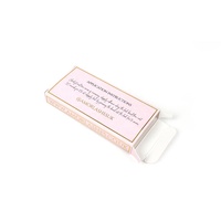 Boîte d'emballage de cils en carton rose personnalisé Impression de logo de gaufrage de stratification mate brillante pour boîte de dossiers de cils cosmétiques