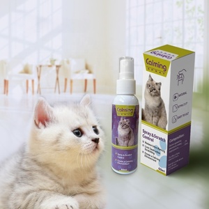 USMILEPET OEM ODM Spray apaisant aux phéromones pour chats, infusé de phéromones naturelles, anti-stress, anti-anxiété, pour réduire l'anxiété chez les chats et les chiens - Product Image 1