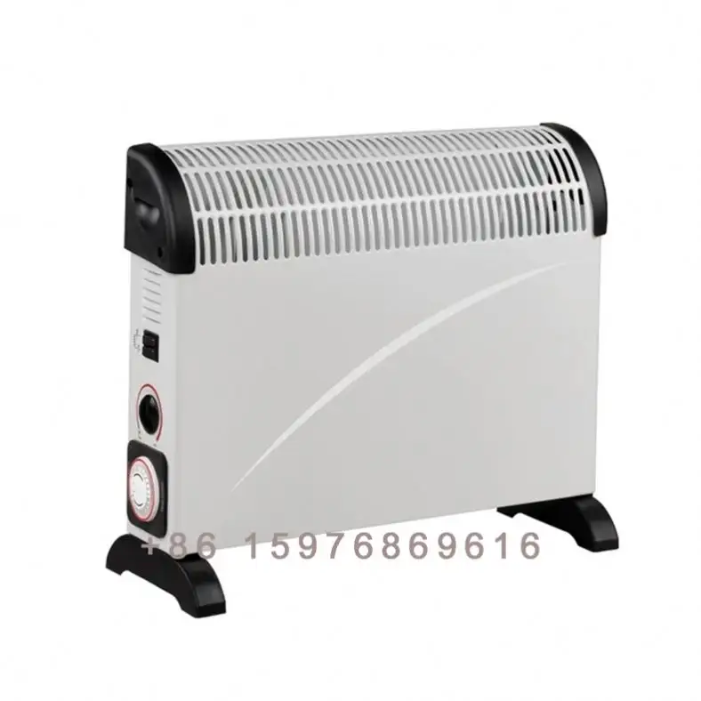 GS/CE 750w 1250w 2000w onaylı elektrikli serbest kat konvektör ısıtıcı ile Turbo Fan