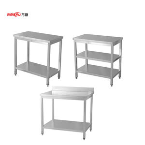 Table de travail en <span class=keywords><strong>acier</strong></span> inoxydable pour restaurant, hôtel, cuisine, équipement de cuisine commercial et industriel avec tiroirs - Product Image 5