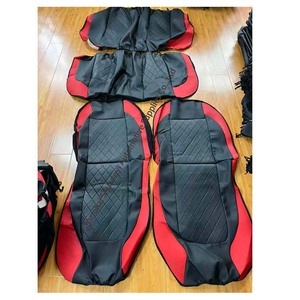 Set Completo di 9 Coprisedili in Pelle PU per Auto, Accessori Interni Anteriori con Stile Business, Protezione per Sedili - Product Image 2