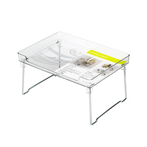 Freestanding Stackable Countertop Storage Plates Plastic Bathroom Shelf Organizer
