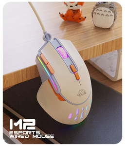 ZIYOULANG M2 Mouse da gioco RGB Glow Laptop Esports Mouse per la personalizzazione della definizione Macro 12800DPI - Product Image 4