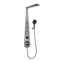 Nouvelle Douche Murale Multifonctionnelle Moderne pour SPA avec Affichage de Température, Ensemble de Douche Chaud et Froid à Effet Cascade