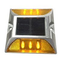 Marqueur de chaussée solaire LED pour autoroute, lumière de sécurité, yeux de chat solaires, parcs et jardins, aluminium, LED solaire, plots routiers, luminescence dans l'obscurité
