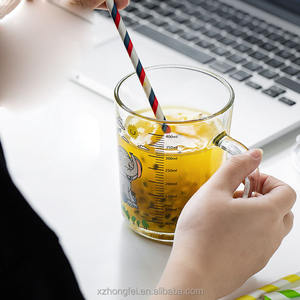 Tasse à bière en <span class=keywords><strong>verre</strong></span> de voyage réutilisable de haute qualité Nouveau style de conception avec paille Tasse à boire pratique en déplacement - Product Image 5