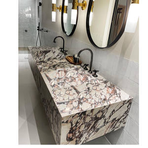 อ่างล้างหน้าในห้องน้ำหินอ่อนแข็งอ่างล้างหน้าในห้องน้ำดีไซน์ทันสมัย - Product Image 2