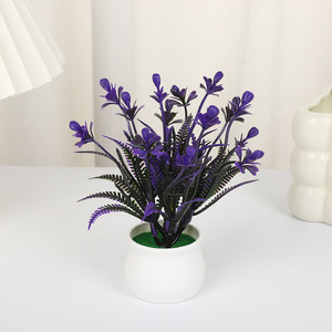 Yiwu Datuo Florist - Plantas Artificiales en Maceta de 14 cm de Altura, Simulación de Vegetación de Escritorio, Estilo Nórdico, Decoración de Oficina, Mini Bonsái - Product Image 4