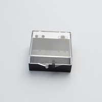 40*40*20mm Kleine Transparente Plastikbox mit Scharnierdeckel Klare Plastik-Schmuckbox
