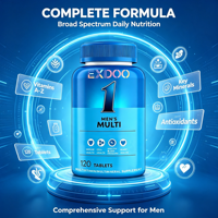 Tablet Multivitamin untuk Pria dengan Zinc, Magnesium, Vitamin D3, Vitamin B Kompleks untuk Energi, Imunitas, Mendukung Testosteron, dan Kesehatan Jantung